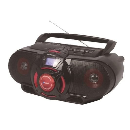 BLUETOOTH BOOMBOX WITH CD/CASSETTE/MP3/USB/BT
