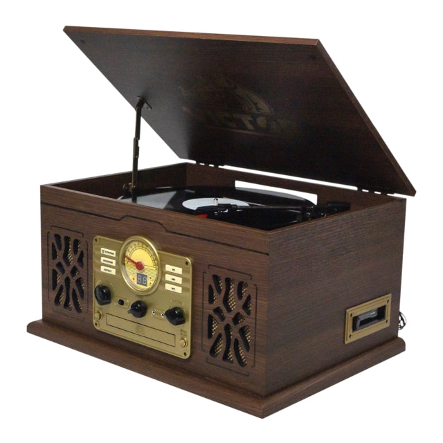 Three Speed Turntable with Dual Bluetooth